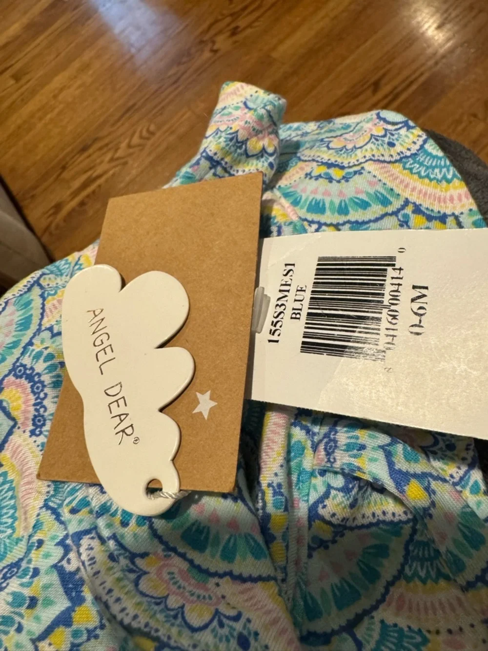 NWT‎ Angel Dear Baby Girl Bamboo Pastel Sun Hat Adjustable Beach Swim Vacation